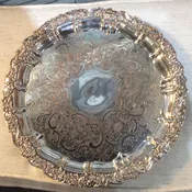 Barker Ellis Silverplate Tray