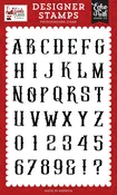 Antique Alphabet Stamp Set - Santa Claus - Echo Park
