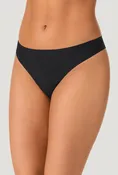 Black Free Cut Micro Thong Underwear