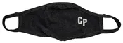 Black Heather "CP" Mask — Custom Corner Printing
