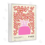 1x | Retro Flower Market Bouquet Wall Art