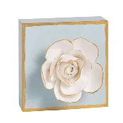 Blue Flower Plaque