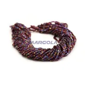 2 CUT 10/0 GARNET TRANSPARENT RAINBOW PRECIOSA ORNELA BEADS