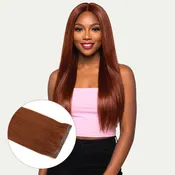16" Rich Copper Auburn Seamless Clip-ins (140g)