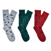 3 Pack Whale Dress Socks
