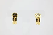 18K Yellow Gold Tiffany & Co. Earrings Circa 1995