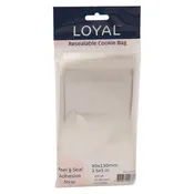 0.35 Mil Polypropylene Self-Sealing Cookie Bag - 3.5" x 5" 100 pack