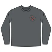 Long Sleeve Rashguard Tee — Panama City Diving Turtle "Stop Flailing or Else"