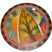 Heart Tree Abstract Lazy Susan