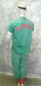 40s Plainville Illinois Vintage League Baseball Uniform Gold Smith Stirrup Socks