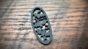 Acrylic Cutout Pendant—Bats—Black