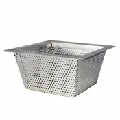 10″ X 10″ X 5″ Commercial Floor Drain Strainer – Stainless Steel