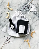Lavender & Hinoki Botanical Gift Set | Slow Beauty Ritual for Inner Calm — marble & milkweed