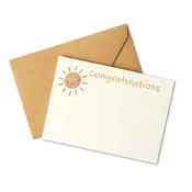 CONGRATULATIONS SUN MINI CARD