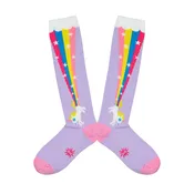 Kid's Rainbow Blast Knee High Socks | Sockshop
