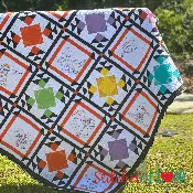 Bat Girls Quilt Club for Hand Embroidery