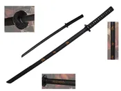 40" Black Wooden Samurai Sword (Bushido Bokken)