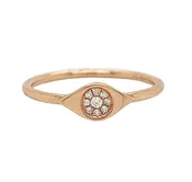14kt Rose Gold Diamond Ring