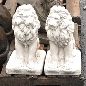22'' lion pair facing left, right