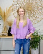 All In Order Top- Lavender