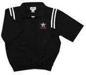 Alabama AHSAA Black with White Trim Half Sleeve Pullover