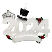 2024 Dated Wedding Ornament