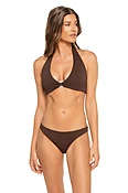 Alessia Seersucker Halter Bikini Top