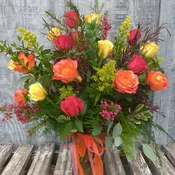 Colorful 2 Dozen Rose Mix