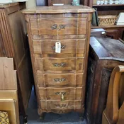 Six-Drawer Narrow French Chest — Architectural Salvage