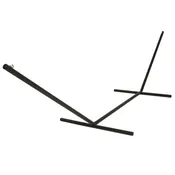 15 ft. TRI-BEAM® Steel Hammock Stand with Right Connection Design and Cape Shield Powder Coating - Black