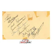 1954/55 Rochester Royals Team Autographed Signed GPC