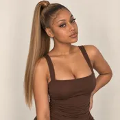 Honey Blonde Ponytail Extension