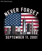 9/11 Never Forget #4 Memorial Tshirt
