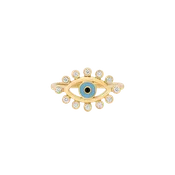 Azura Gold & Diamond Full Eye Ring