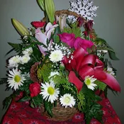 Snowflake Garden Basket
