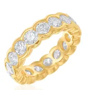 Bezel Diamond Eternity Band