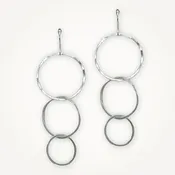 Aura Earrings • Triple Hoop