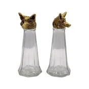 Fox Salt & Pepper Shakers Tall