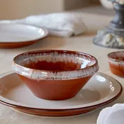 Small Serving Bowl Poterie by Casafina - Caramel Latte
