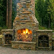 Mezzo Outdoor Fireplace