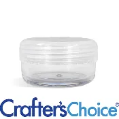 0.33 oz Clear Jar & Natural Top