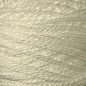 3 Valdani 12 Weight Thread - White