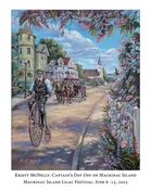 2025 Lilac Poster - Captain's Day Off by Kelly McNelly
