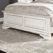 Abbey Park - King Panel Footboard - Antique White