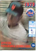 1979 New York Mets Program And Scorecard