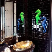 PAPERCRAFT WORLD - Seahorses PaperCraft Origami Wall Art, 3D Paper Wall Art