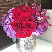 Romantic Red and Purple Flowers
