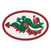 Embroidered Classic Green Dragon Patches — Bricks ROC