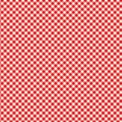 Cherry Pie - Vintage Diagonal Gingham Cherry