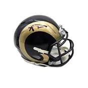 Aaron Donald Signed LA Rams Speed Mini Helmet